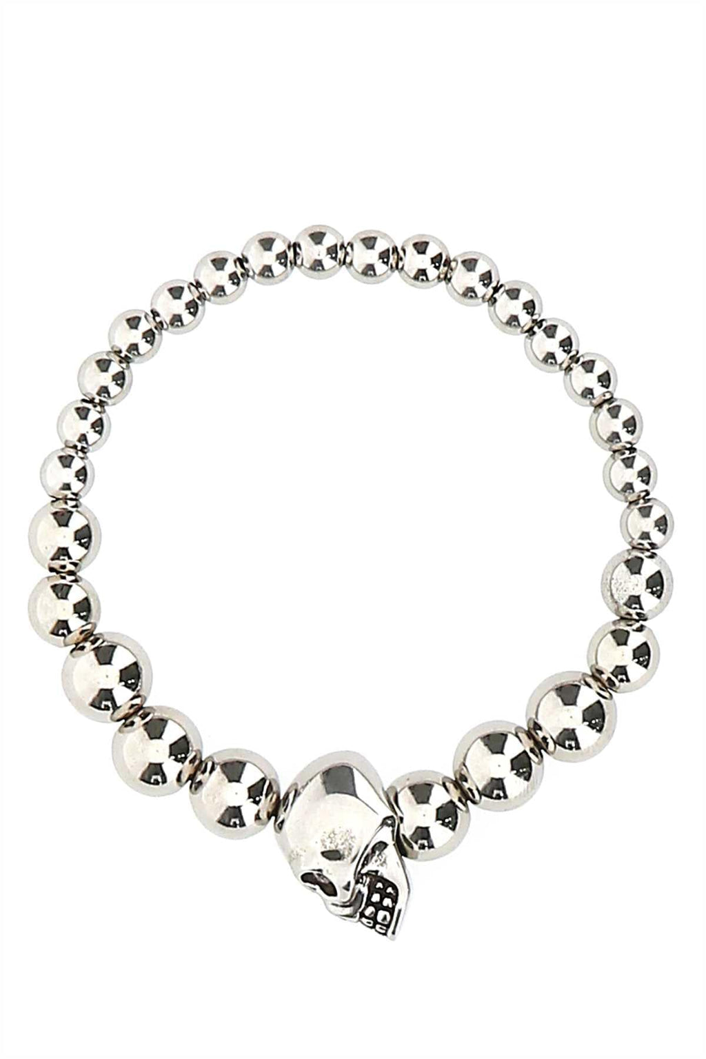 Alexander Mcqueen Men's Silver Metal Bracelet skull