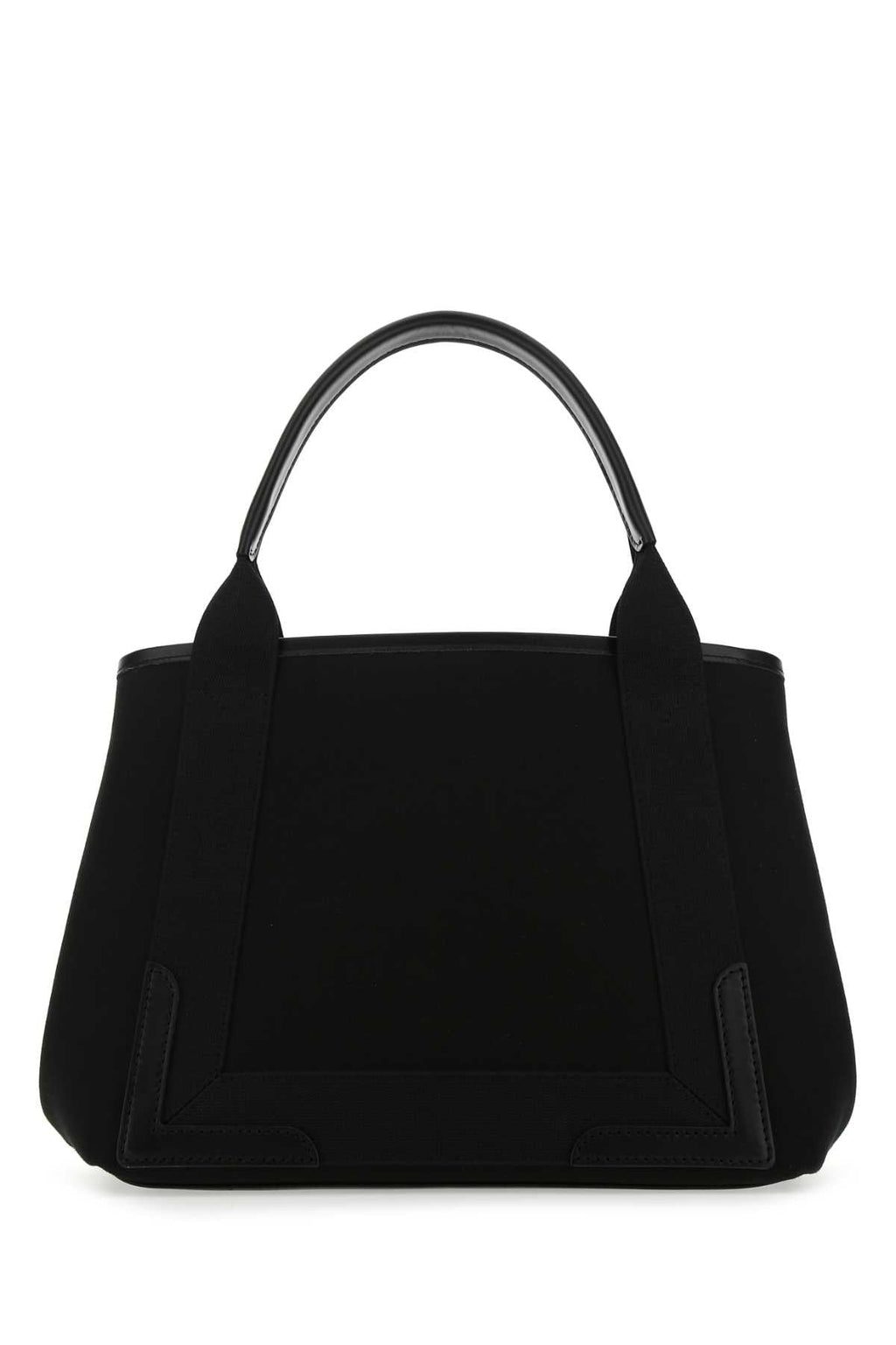 Balenciaga Ladies Black Canvas Small Cabas Handbag Purse Bag