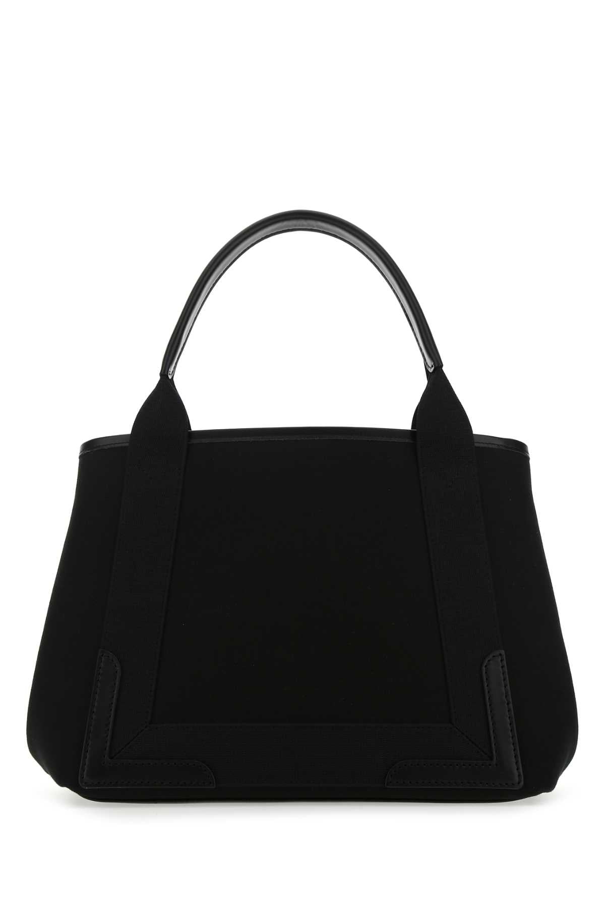 Balenciaga Ladies Black Canvas Small Cabas Handbag Purse Bag