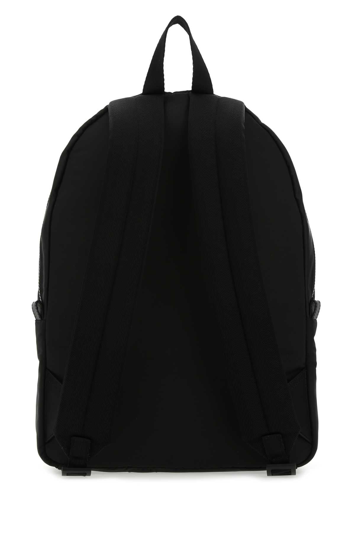 Alexander Mcqueen Men's Black Canvas Metropolitan Backpack
