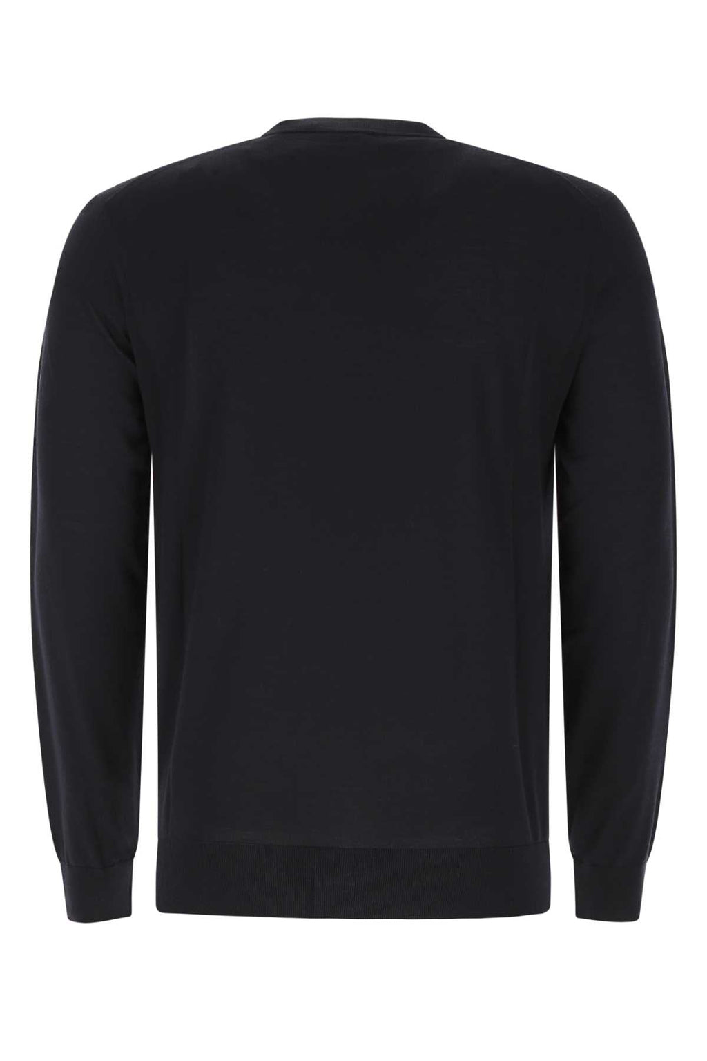 Prada logo Men's Midnight Blue Virgin Wool Sweater Pullover