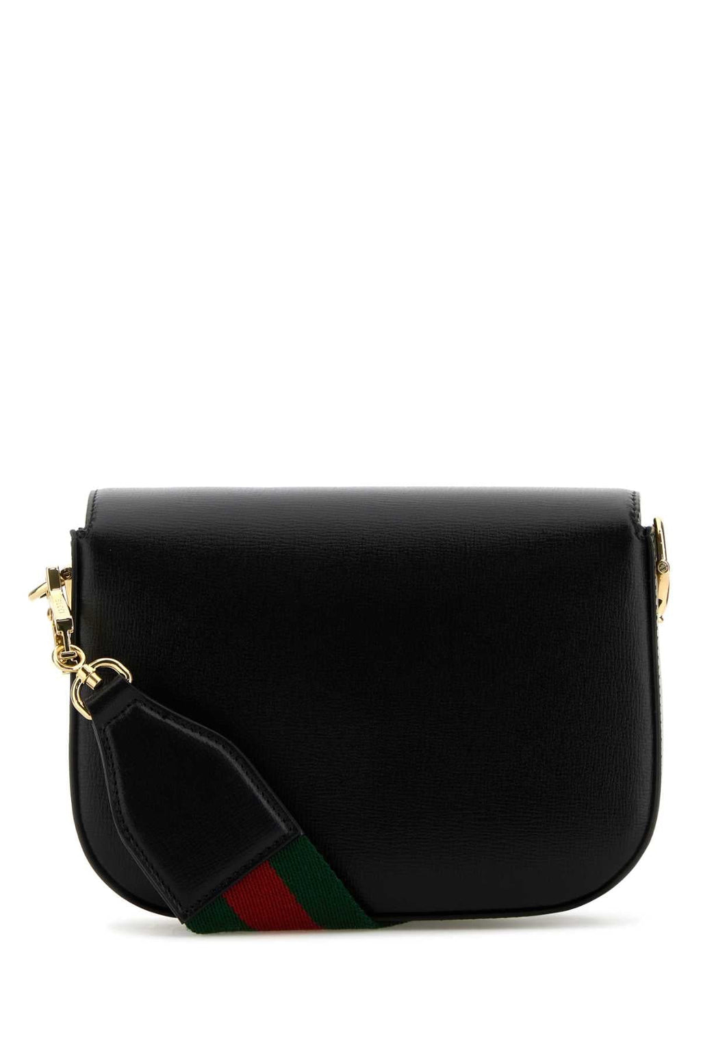 Gucci ladies Black Leather Mini Horsebit 1955 Crossbody Bag handbag purse