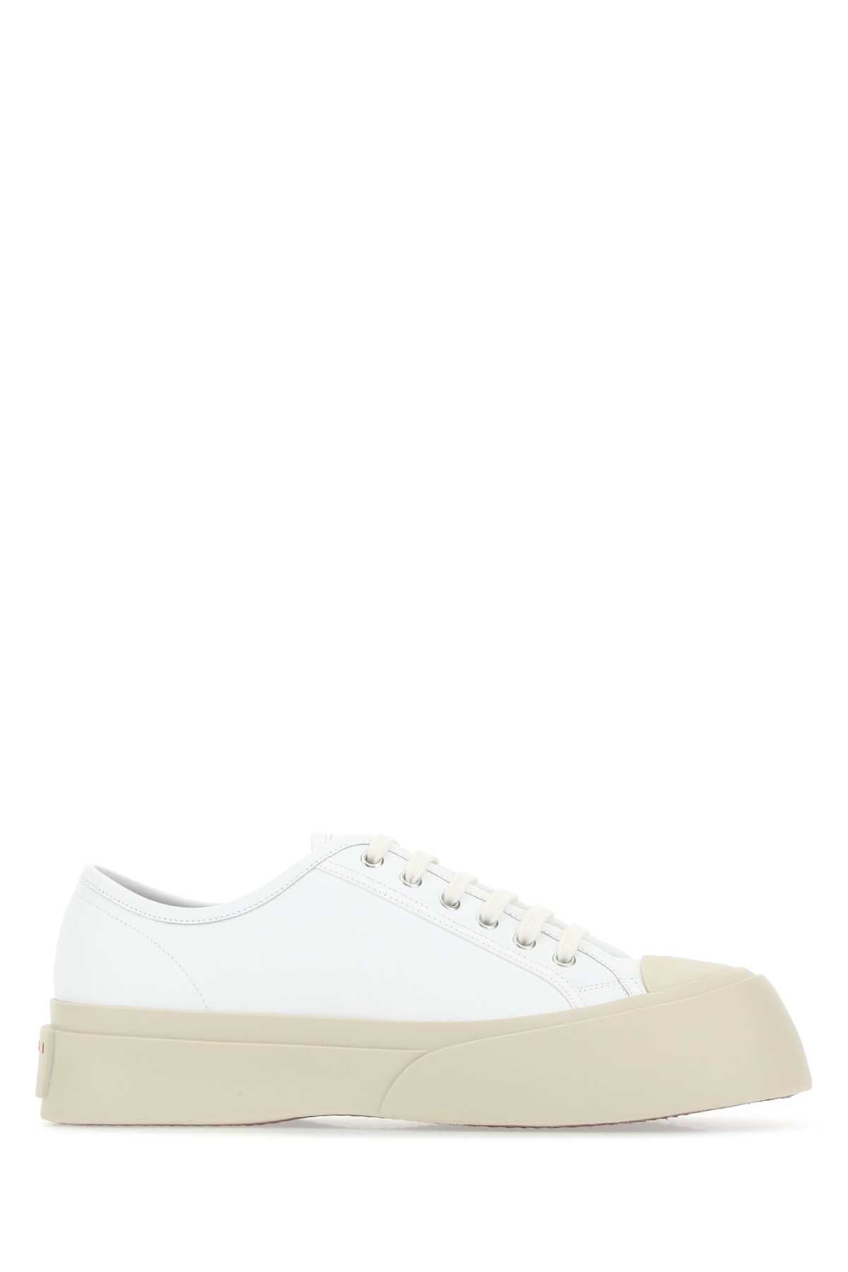 Marni Men's White Leather Pablo Sneakers shoes