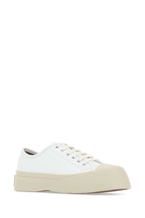 Marni Men's White Leather Pablo Sneakers shoes