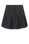 Bottega Veneta ladies Dark Blue Denim Mini Skirt