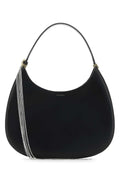 Magda Butrym ladies Black Leather Vesna Large Shoulder Bag handbag purse suede