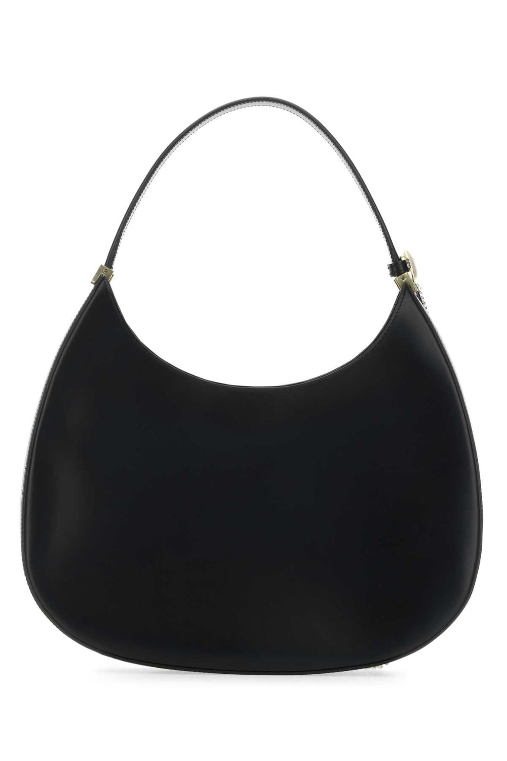 Magda Butrym ladies Black Leather Vesna Large Shoulder Bag handbag purse suede
