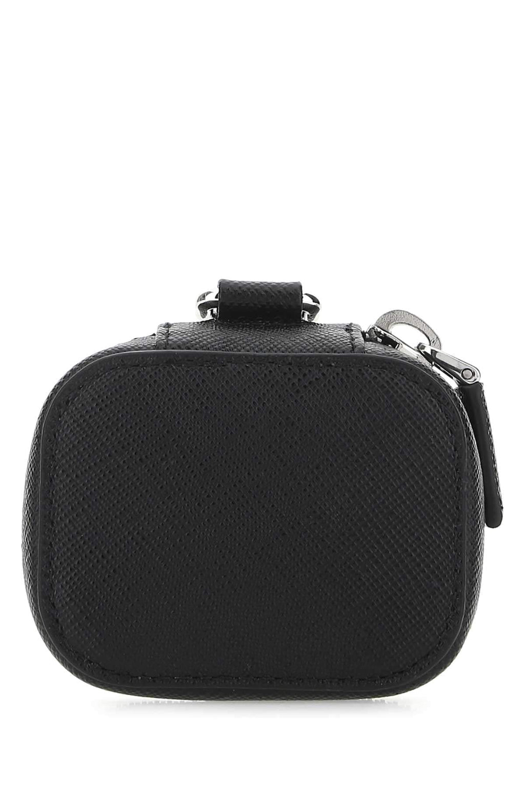 Prada unisex Black Leather Air Pods Case