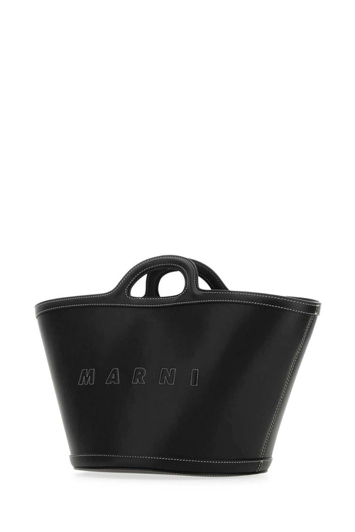 Marni ladies Black Leather Small Tropicalia Handbag purse
