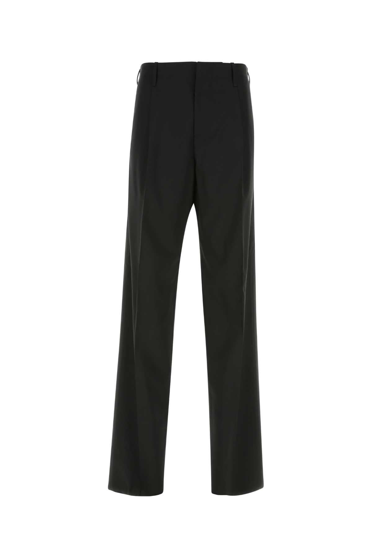 Versace Men's Black Stretch Wool Pants slacks trousers