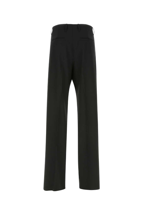 Versace Men's Black Stretch Wool Pants slacks trousers