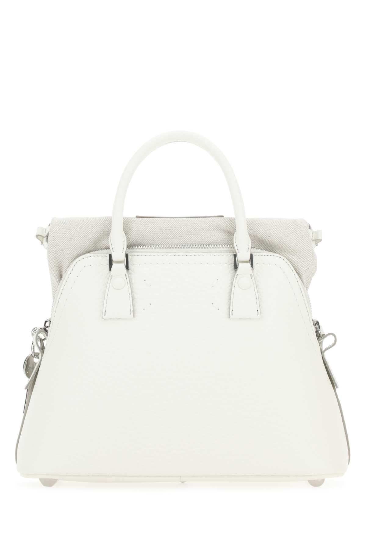 Maison Margiela ladies White Leather 5Ac Handbag purse bag