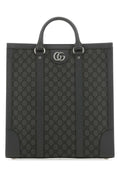 Gucci Unisex Men's GG Supreme Fabric And Leather Ophidia Shopping Bag Tote handbag