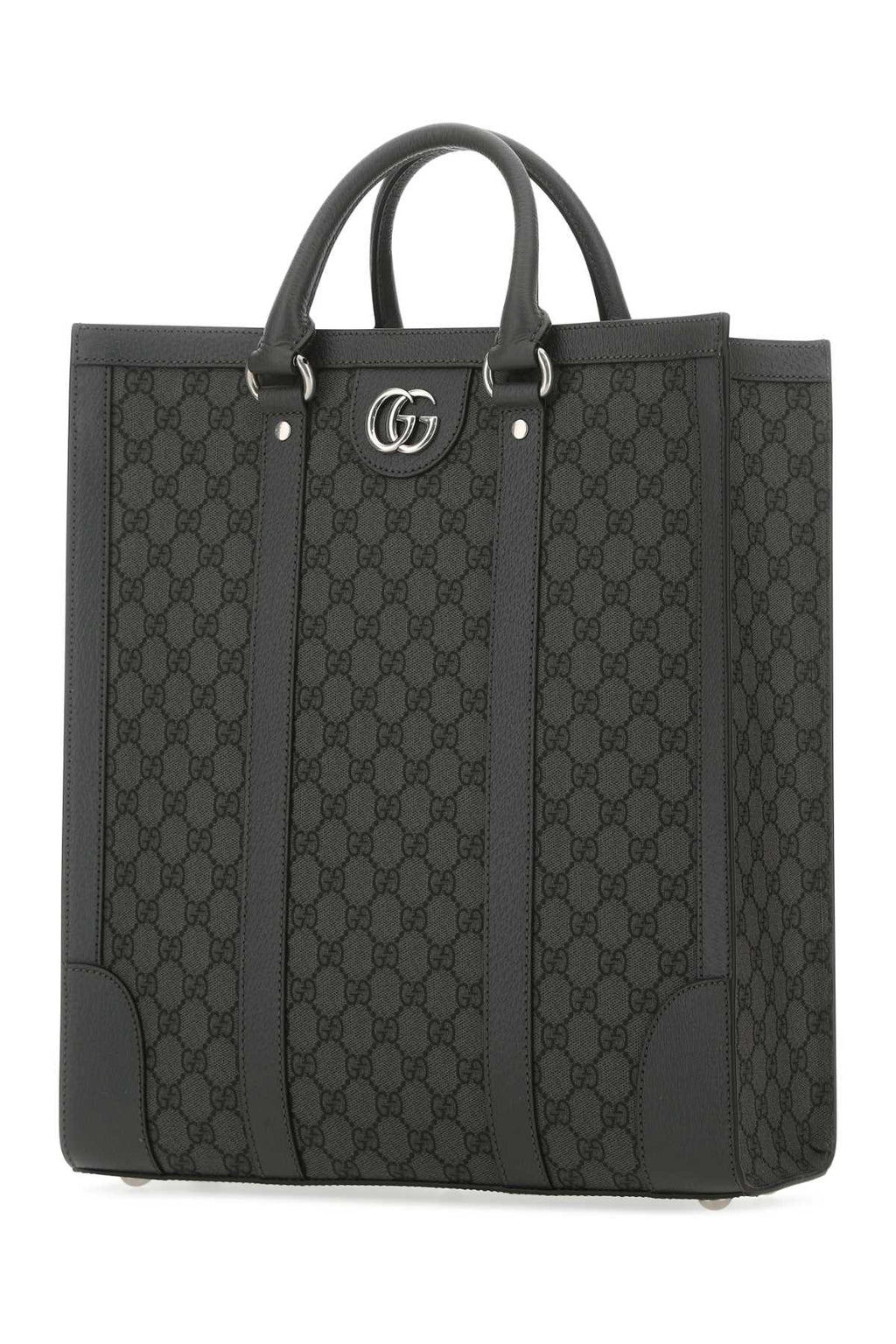 Gucci Unisex Men's GG Supreme Fabric And Leather Ophidia Shopping Bag Tote handbag