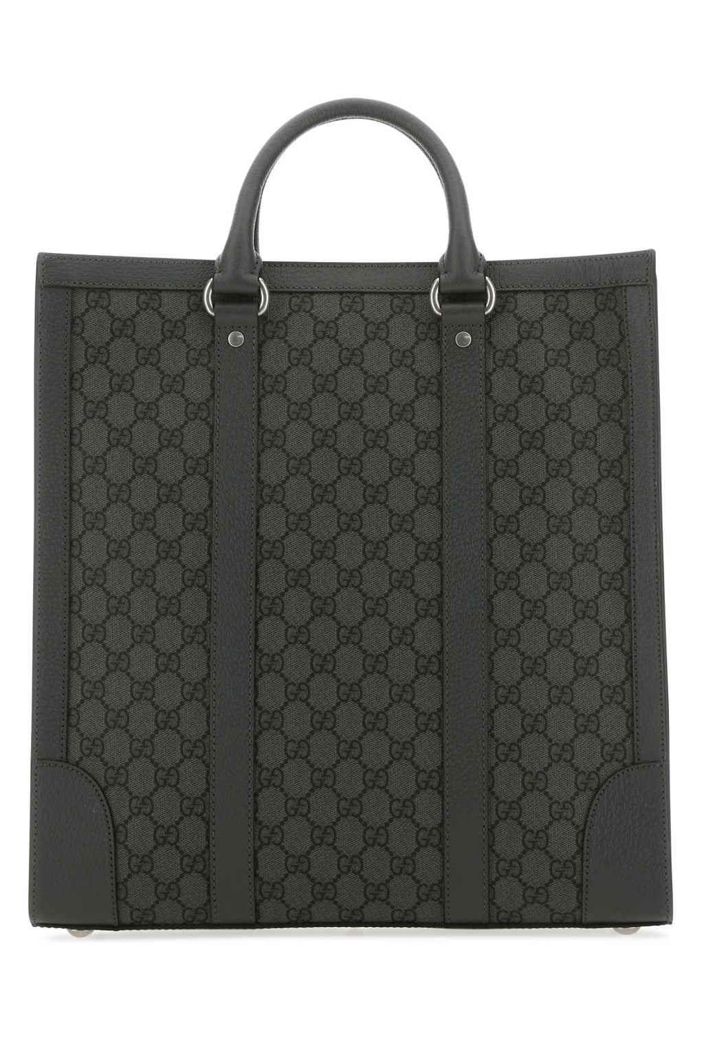 Gucci Unisex Men's GG Supreme Fabric And Leather Ophidia Shopping Bag Tote handbag
