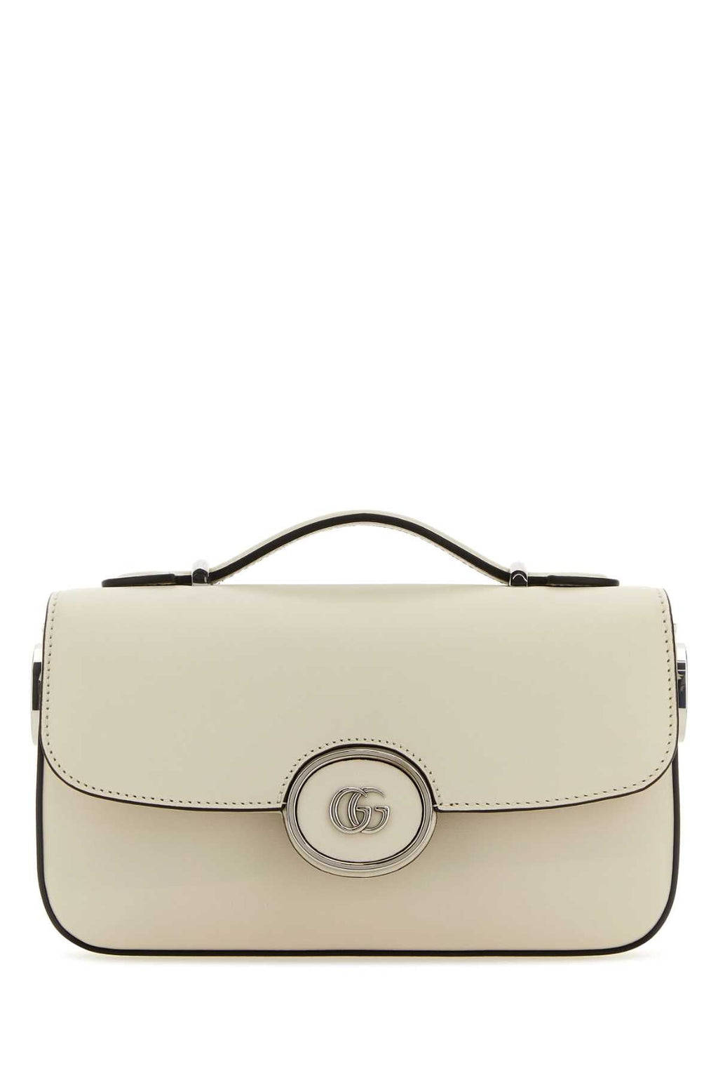 Gucci ladies Ivory Leather Mini Petite Gg Handbag purse