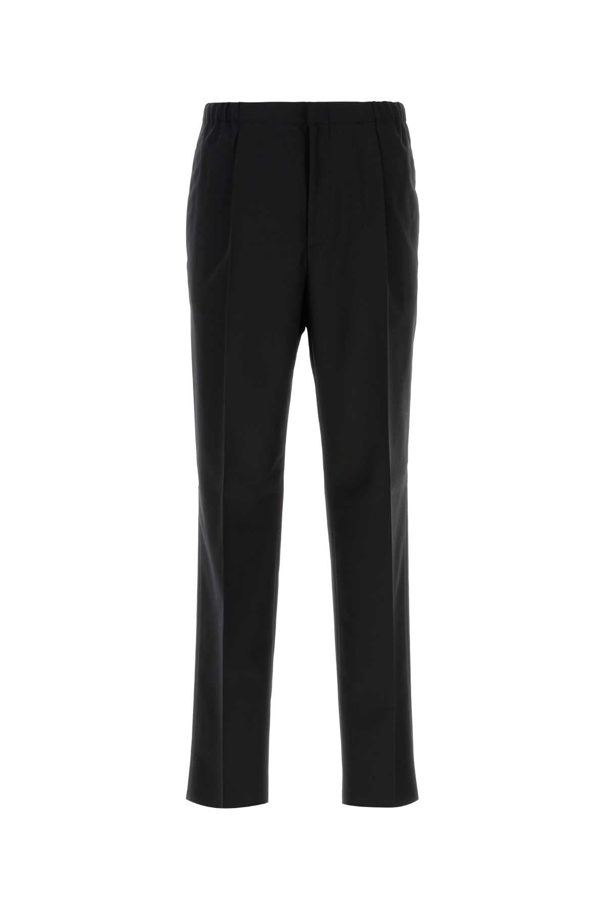 Fendi Men's Black Wool Pants slack trousers