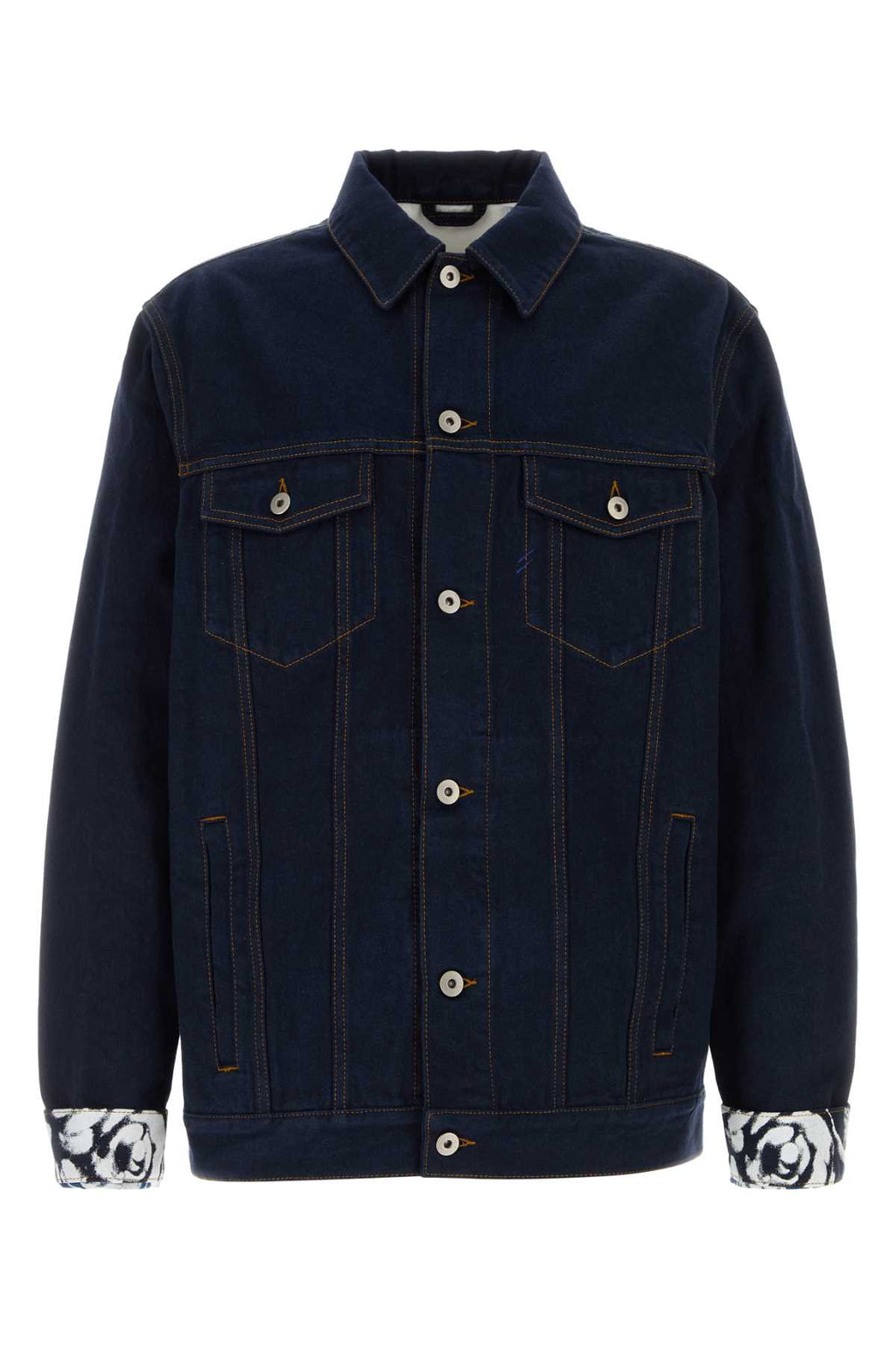 Burberry Men's  dark blue wash Denim jeans Jacket coat