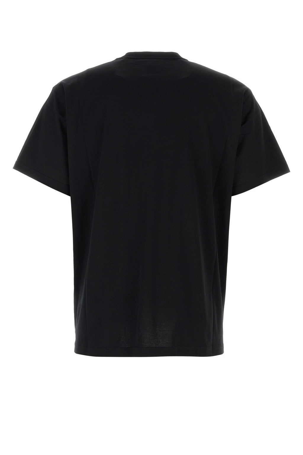 Burberry Men's Black Cotton T-Shirt tee logo