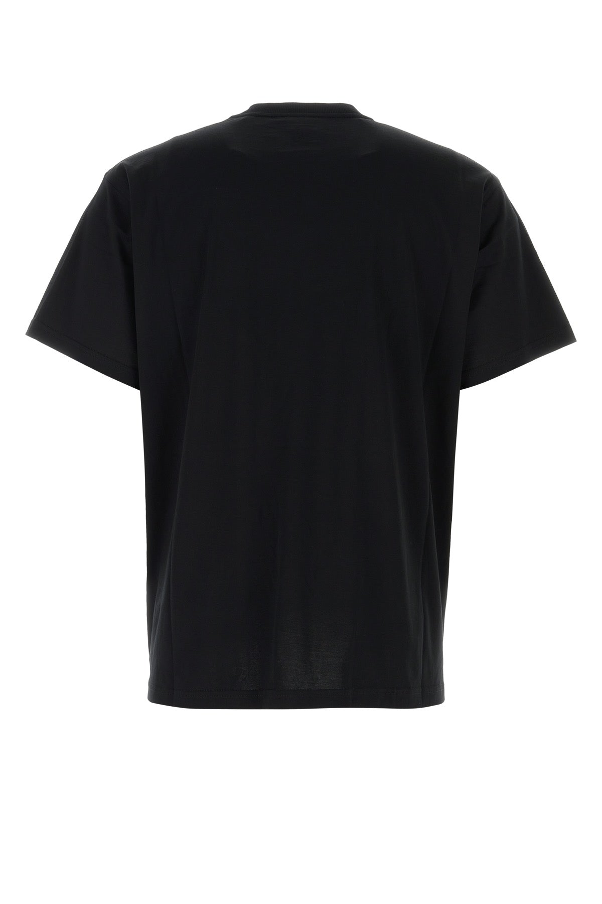 Burberry Men's Black Cotton T-Shirt tee logo