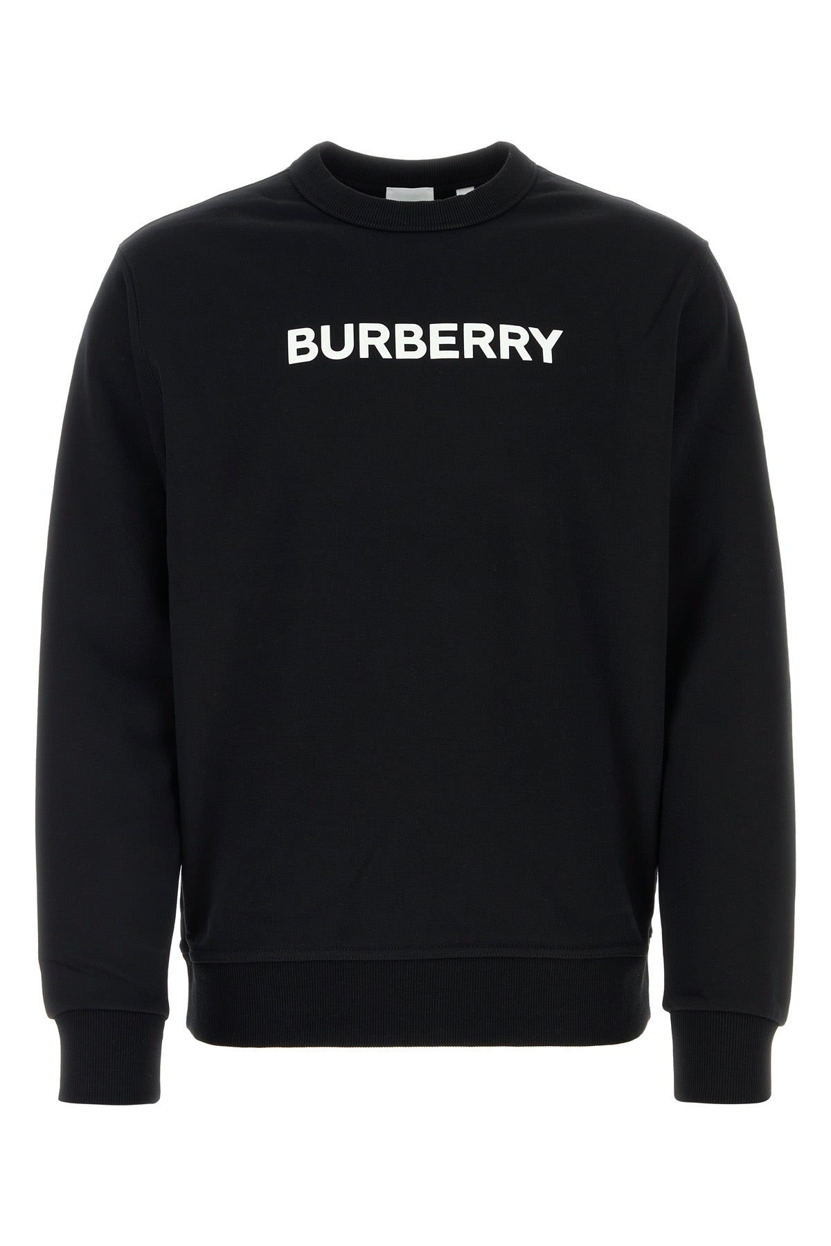 Burberry Men's Black Stretch Cotton Oversize Sweater black