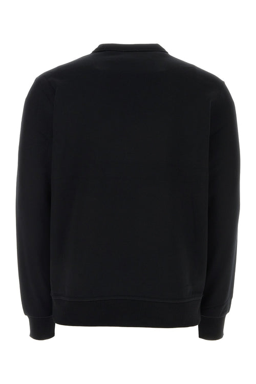 Burberry Men's Black Stretch Cotton Oversize Sweater pullover