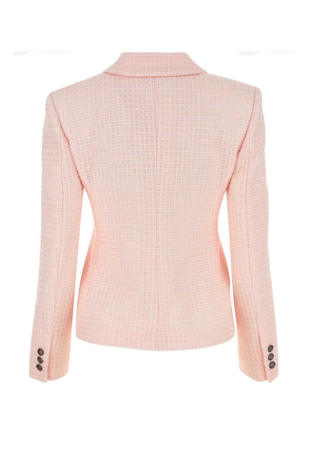 Alessandra Rich ladies Light Pink Tweed Blazer career