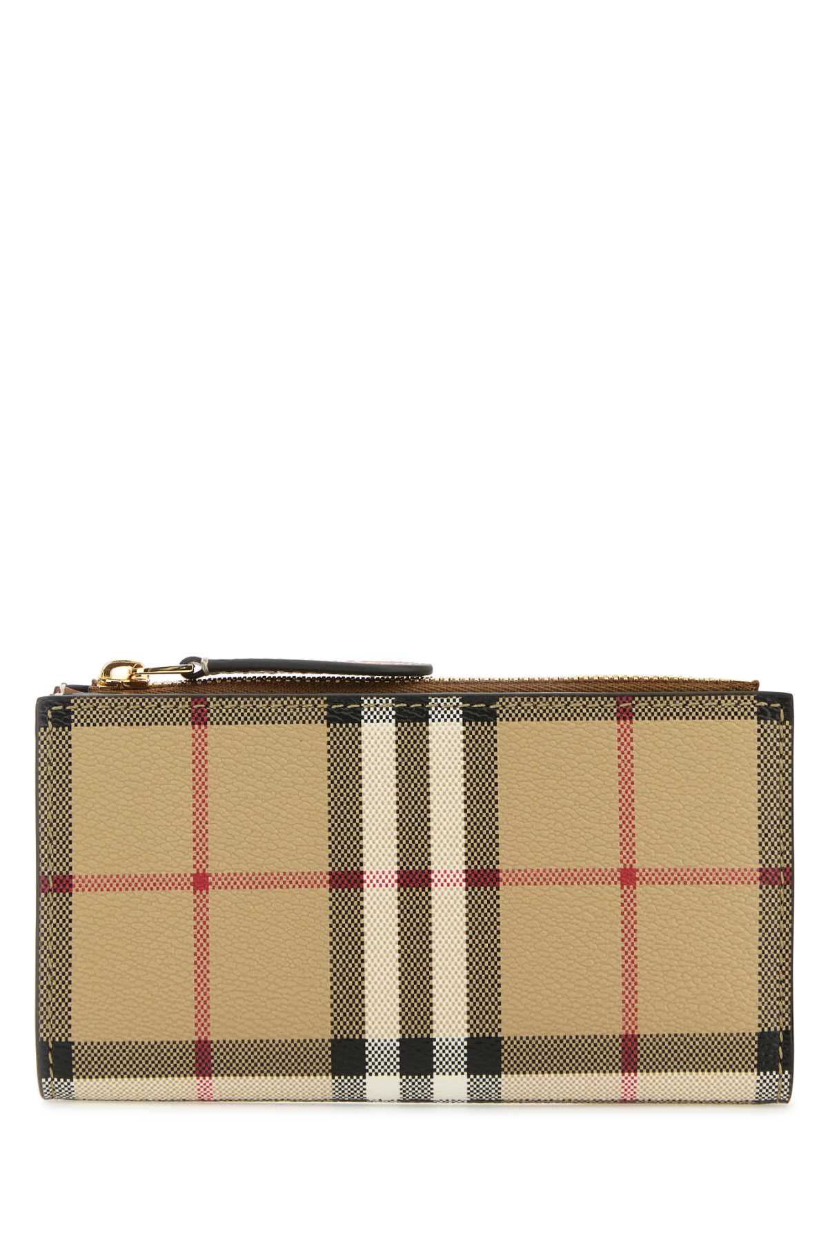Burberry ladies Printed Canvas Wallet checked plaid