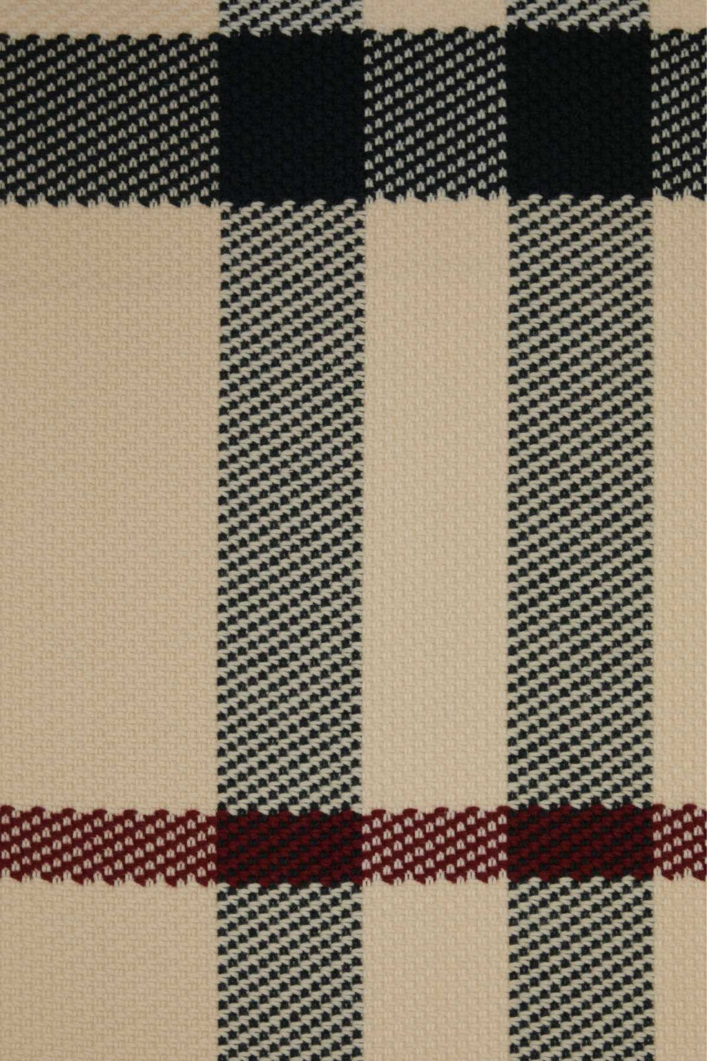 Burberry ladies Embroidered Wool Scarf plaid check