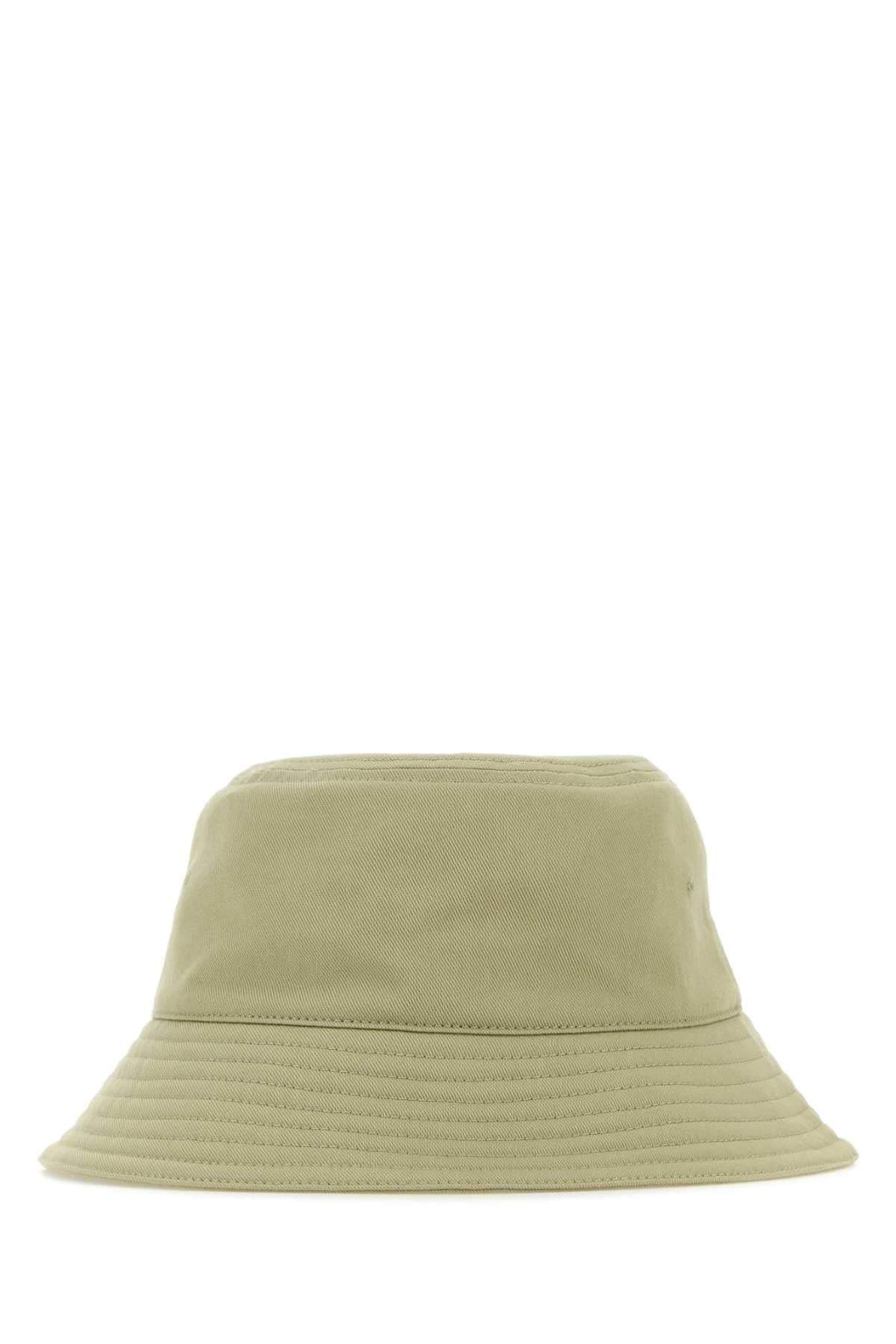 Burberry Ladies Khaki Cotton Bucket Hat Cap