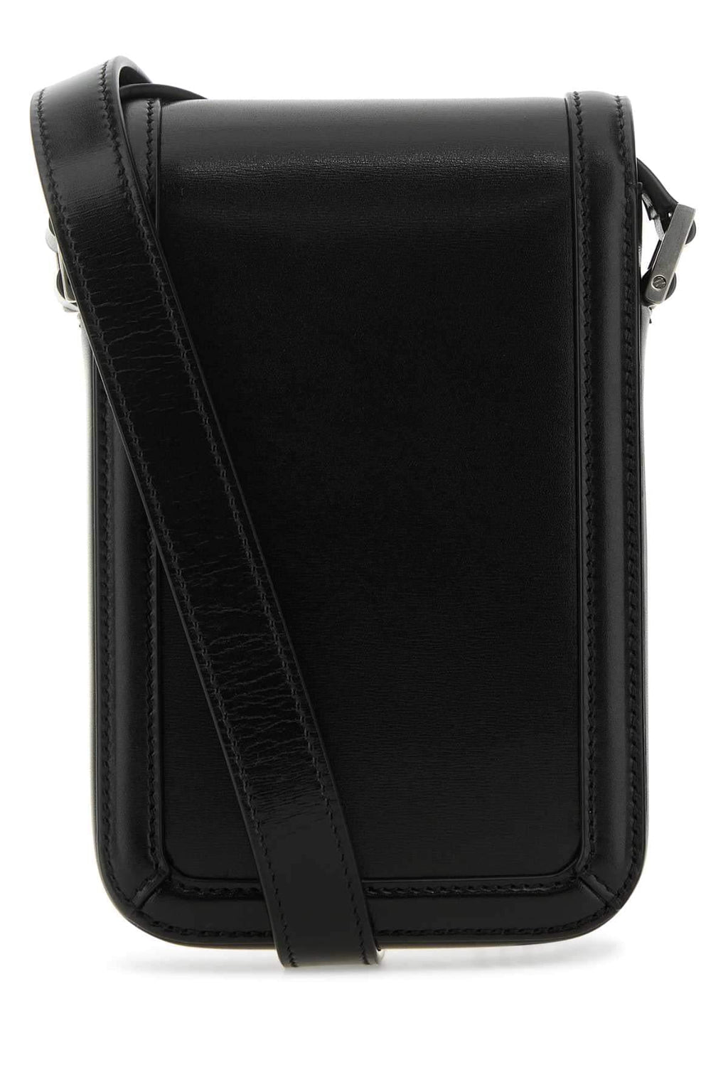 Yves Saint Laurent Men's Black Leather Phone Case Cell YSL