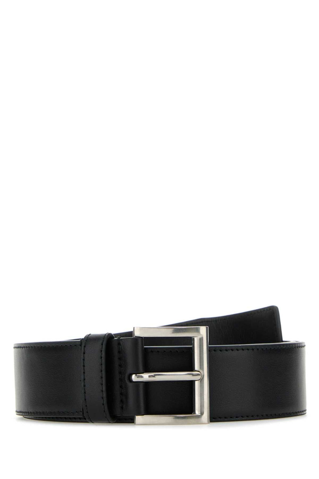 Prada ladies Black Leather Belt designer luxury
