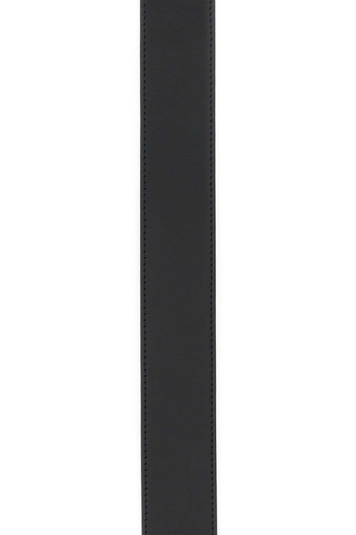 Prada ladies Black Leather Belt designer luxury