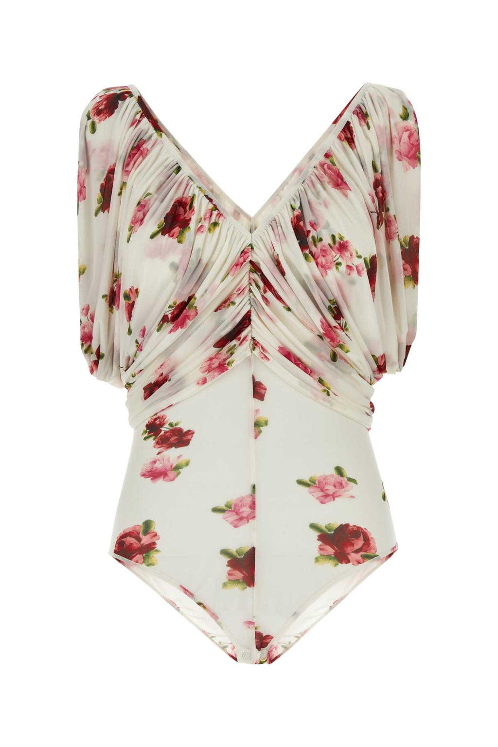 Magda Butrym ladies Printed Jersey Bodysuit floral
