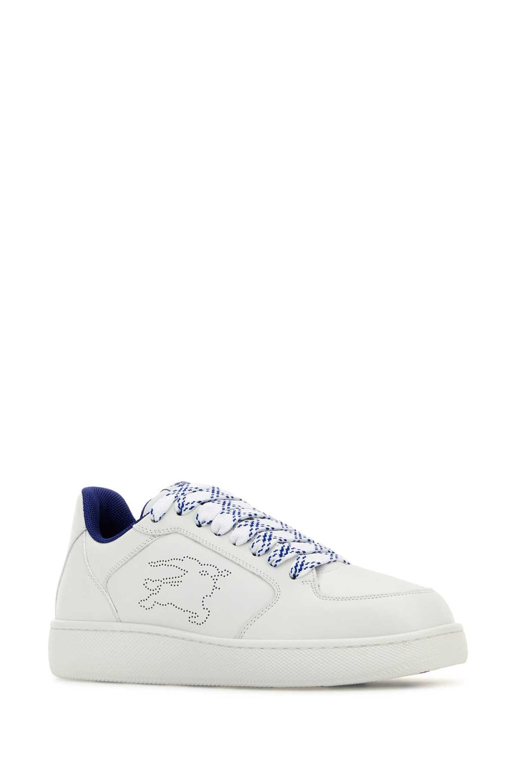Burberry ladies White Leather Stock Sneakers shoes athletic