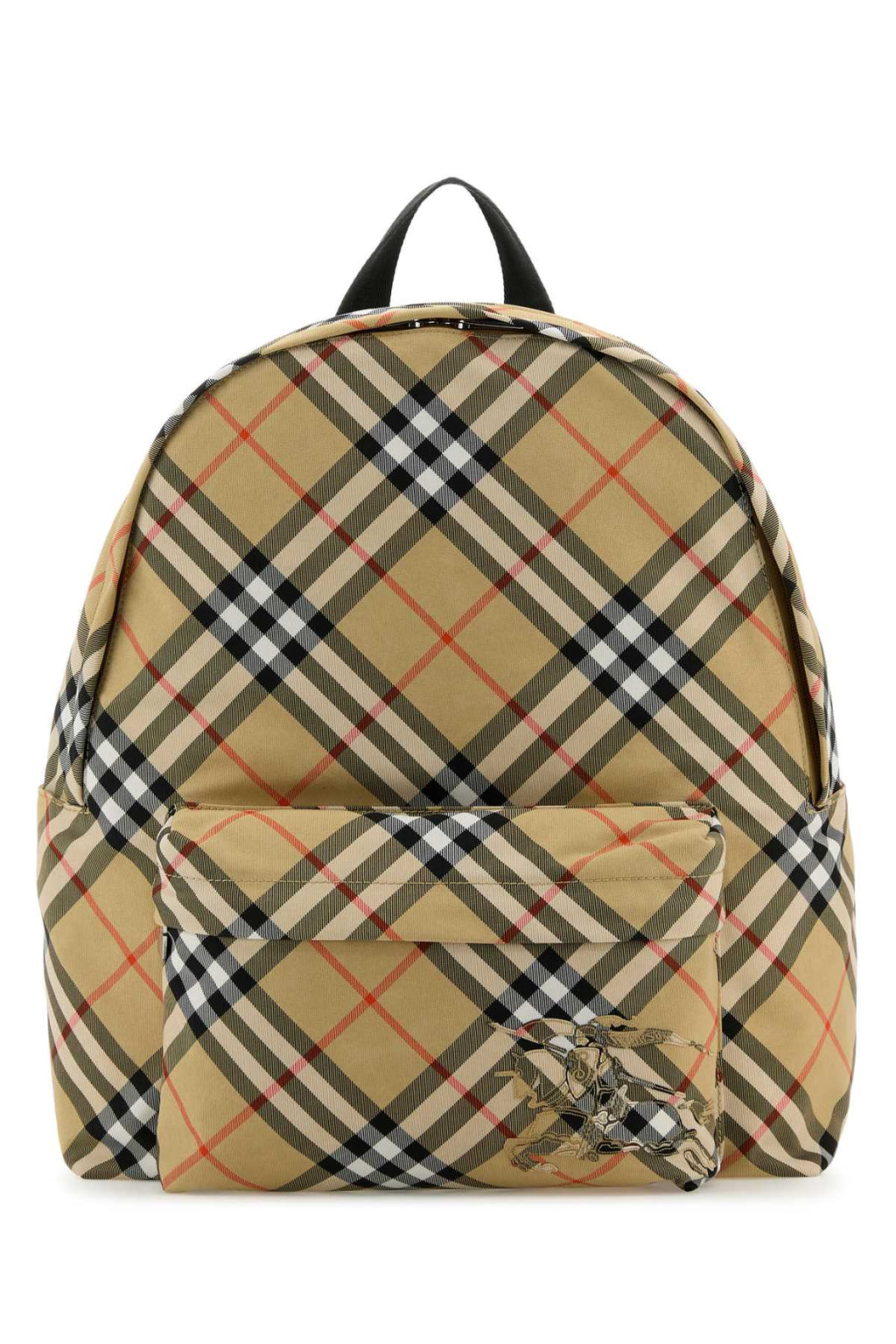 Burberry Men’s Embroidered plaid Fabric Check Backpack