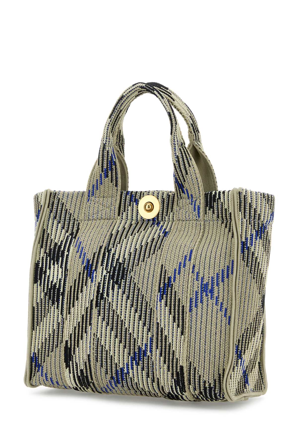 Burberry ladies Embroidered Fabric Check Mini Handbag purse plaid
