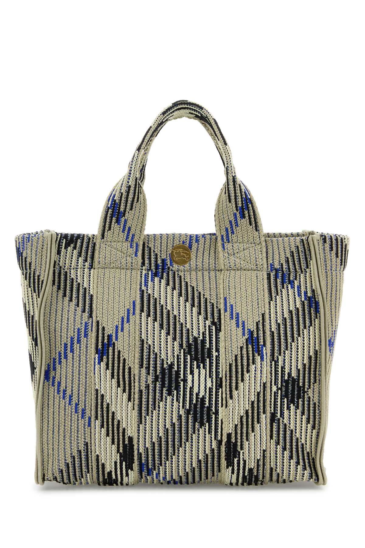 Burberry ladies Embroidered Fabric Check Mini Handbag purse plaid
