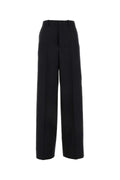 Gucci ladies Slate Wool Wide-Leg Pants Trousers Slacks