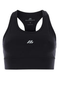 Balenciaga ladies Black Stretch Nylon Crop-Top sports bra athletic