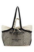 Balenciaga ladies Two-Tone Canvas And Mesh Medium 24/7 Shopping Bag tote