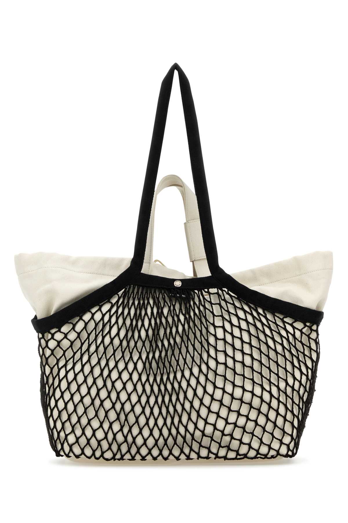 Balenciaga ladies Two-Tone Canvas And Mesh Medium 24/7 Shopping Bag tote