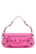 Balenciaga ladies purse Leather Small Le Cagole Sling Shoulder HandBag hot pink