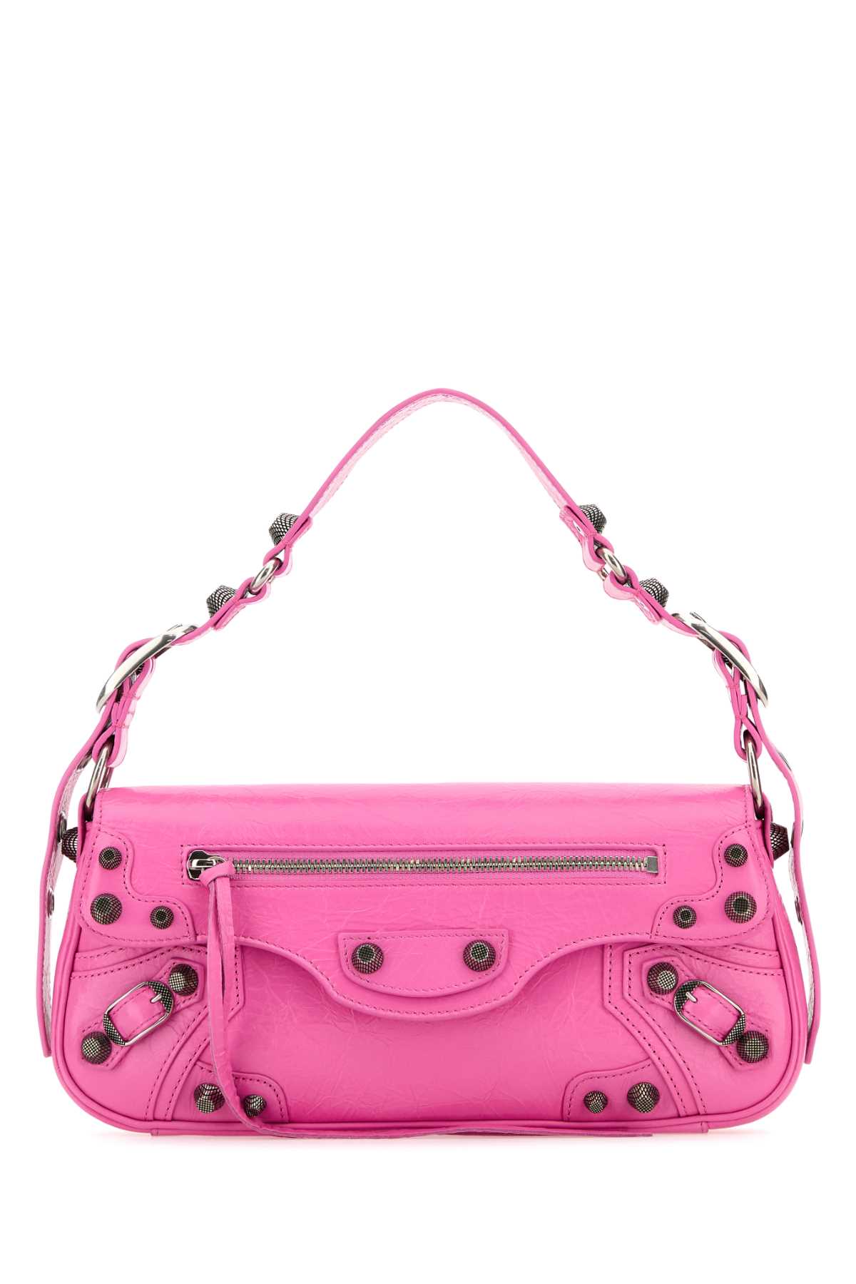 Balenciaga ladies purse Leather Small Le Cagole Sling Shoulder HandBag hot pink