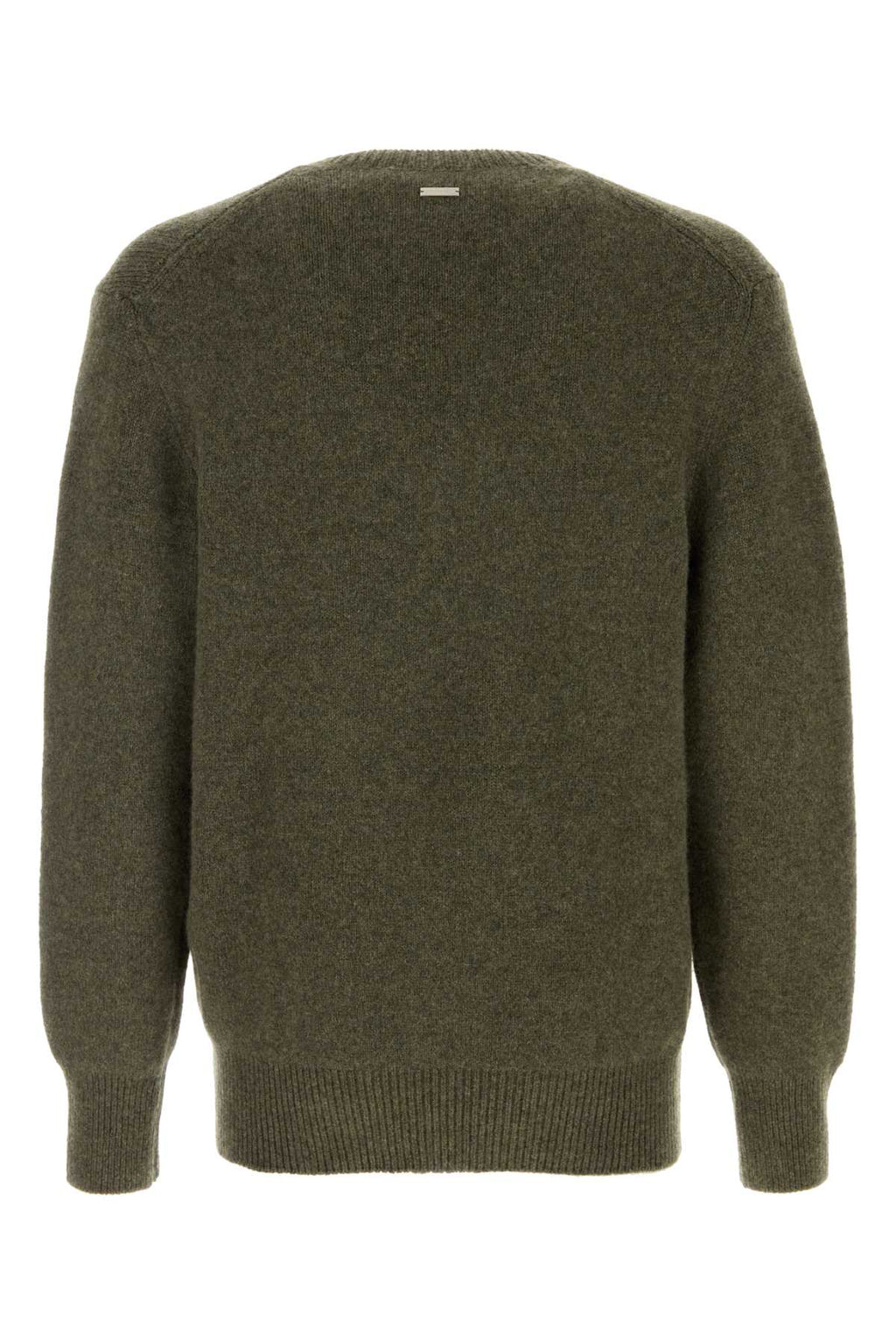 Salvatore Ferragamo Men’s Dark Green Cashmere Sweater