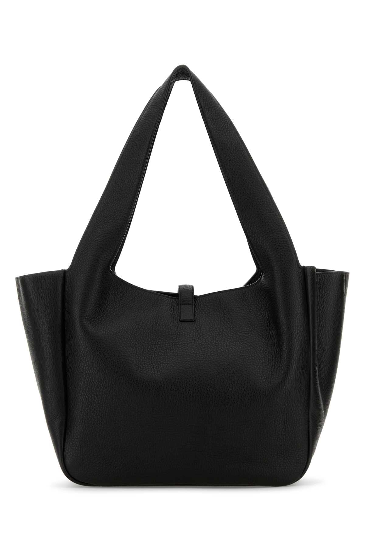Saint Laurent ladies Black Leather Le 5 Ã  7 Bea Shopping Bag handbag Purse tote YSL