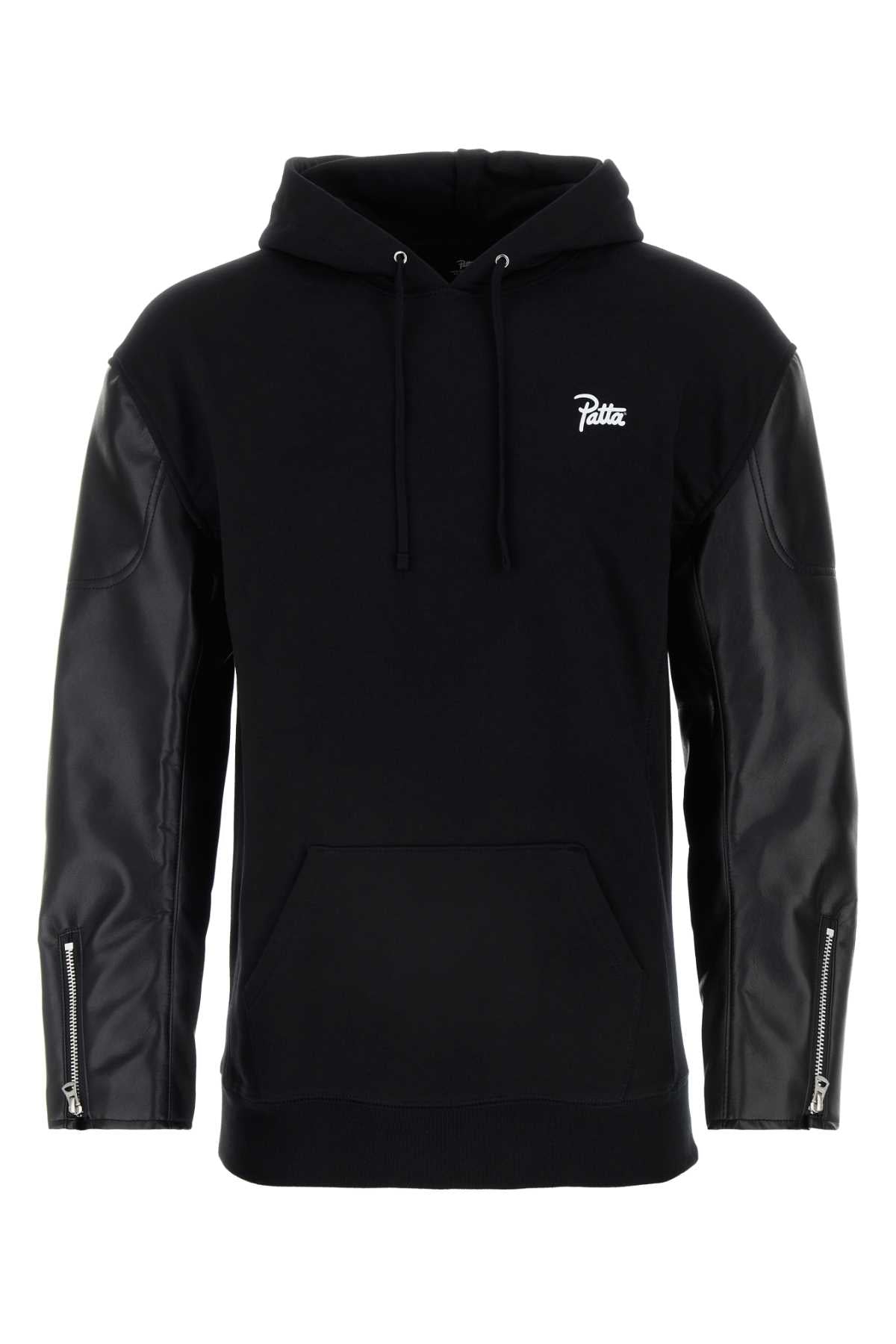 Junya Watanabe X Patta Men's Black Cotton Sweatshirt hoodie pullover