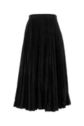 Balenciaga ladies Black Wool Skirt full longer length