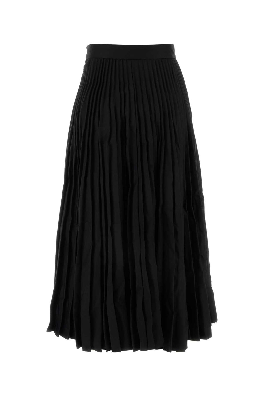 Balenciaga ladies Black Wool Skirt full longer length
