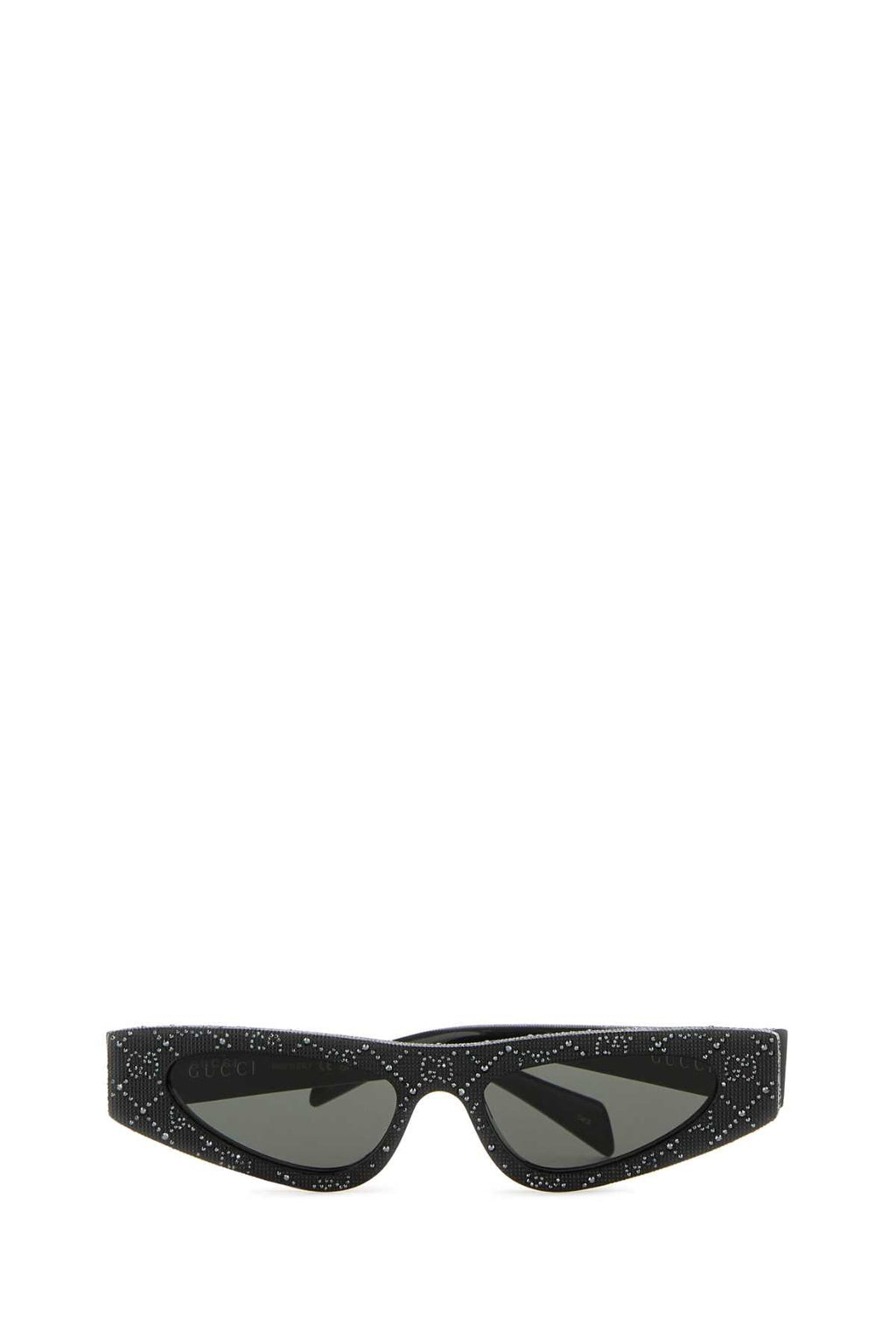 Gucci ladies Embellished Acetate Sunglasses black GG logo